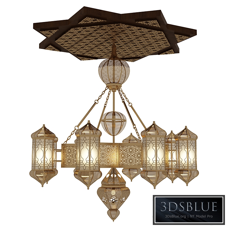 Oriental chandelier