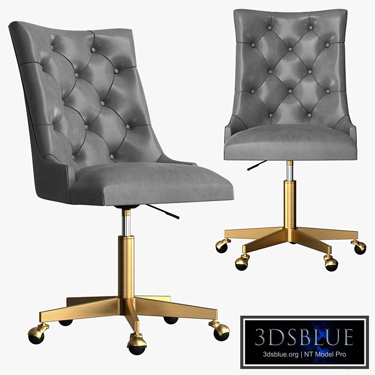 MARTINE ADJUSTABLE LEATHER DESK CHAIR