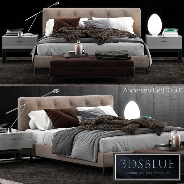 Minotti Andersen Bed Quilt