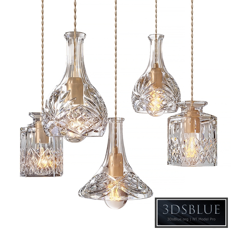 Lee Broom - Decanterlight Chandelier 3 Piece