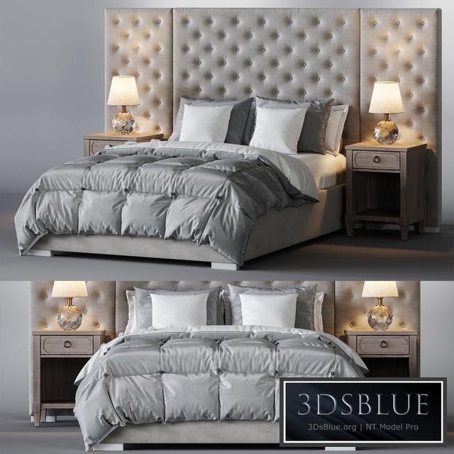 Restoration Hardware / Edie Tufted Bed Collection
