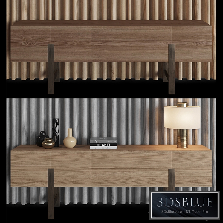 Chest avnd panel Emmemobili Gala and Rideau Boiserie