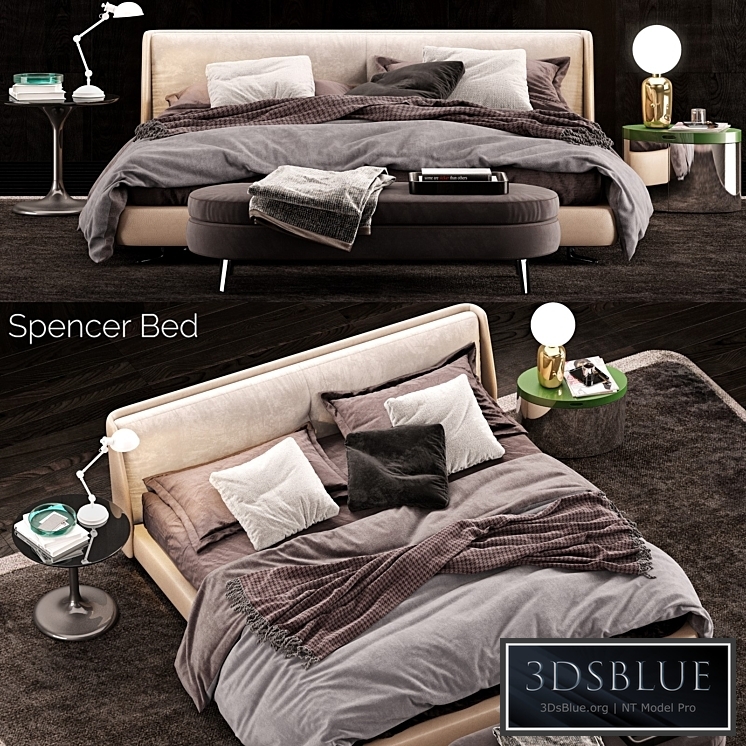 Minotti Spencer Bed 2