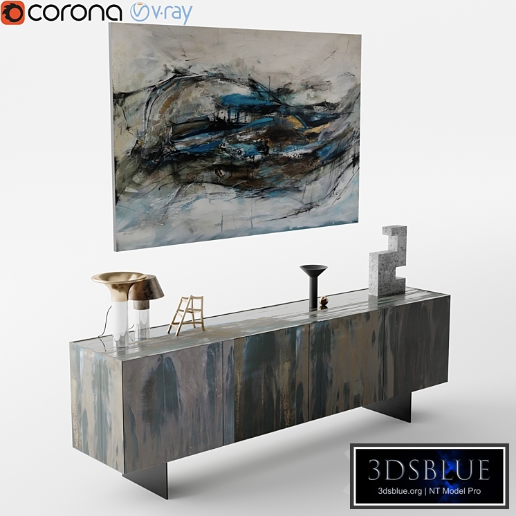 Sideboard chest of drawers and TV cabinet Woody Dream Home KH01