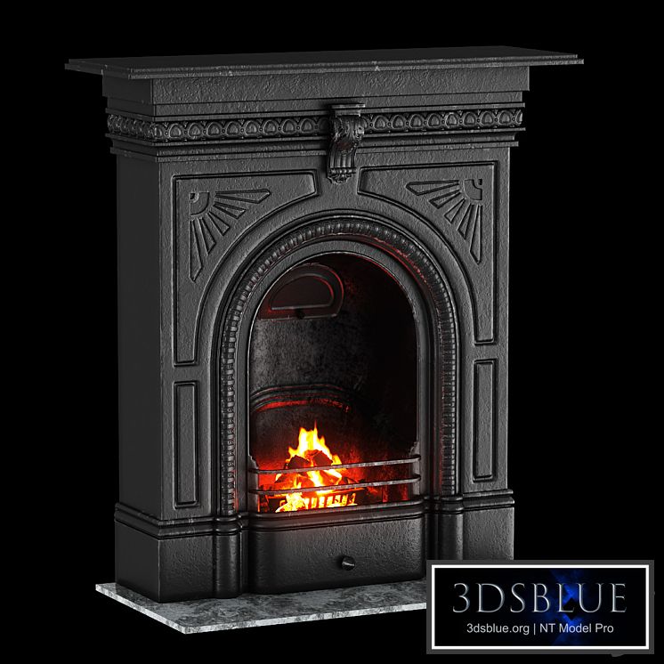Victorian fireplace