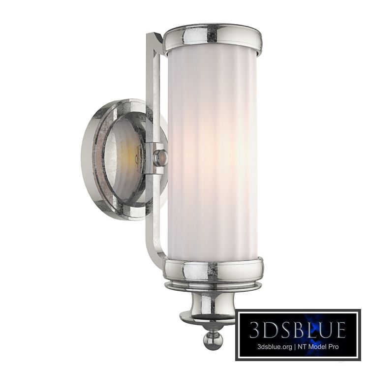 Thomas OBrien Milton Road 1 Light 5 inch Polished Nickel Bath Wall Light