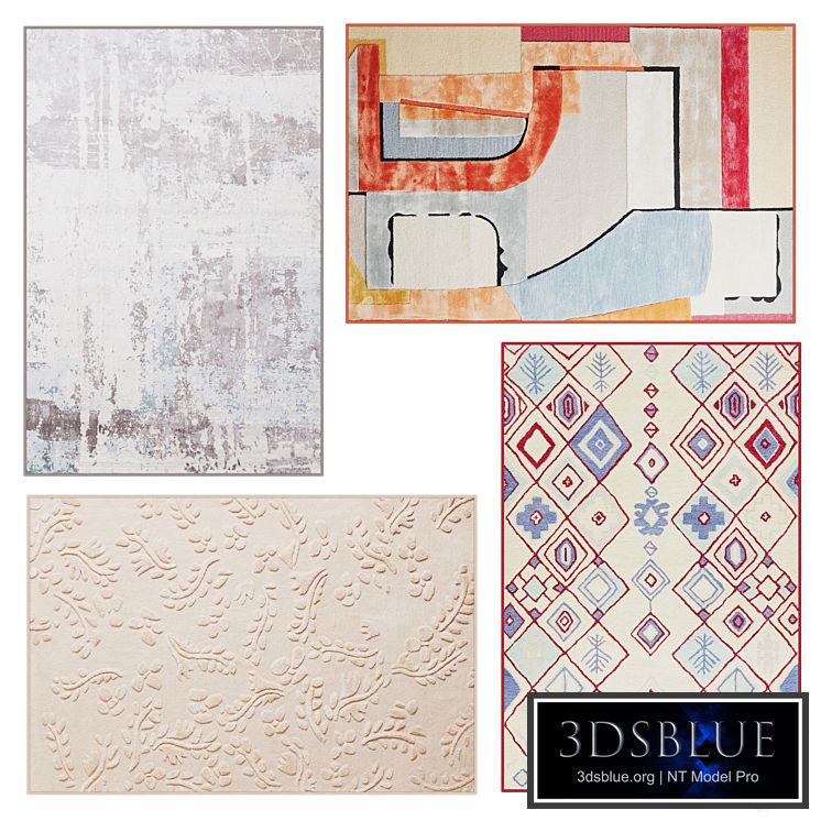 Anthropologie Rug set 3