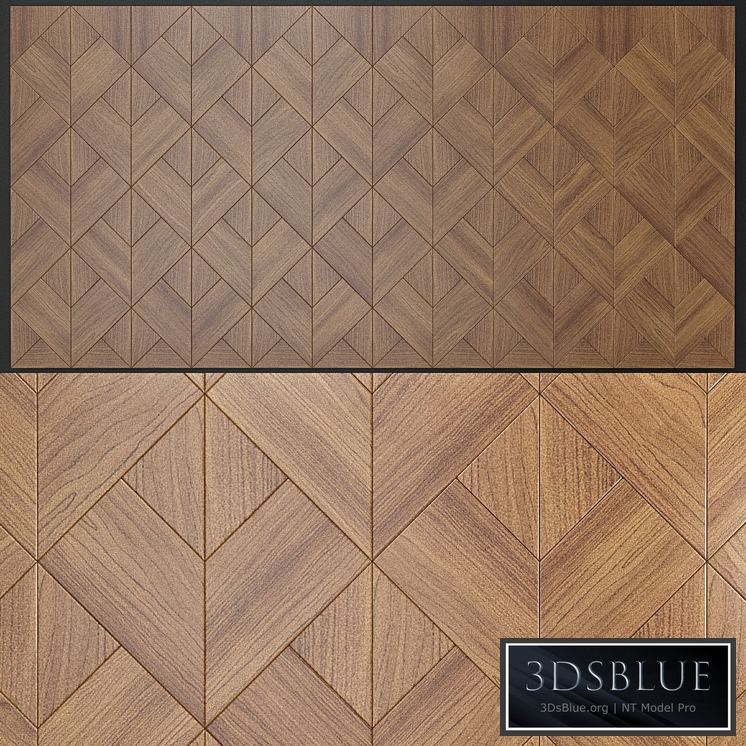 Wall panels made of wood