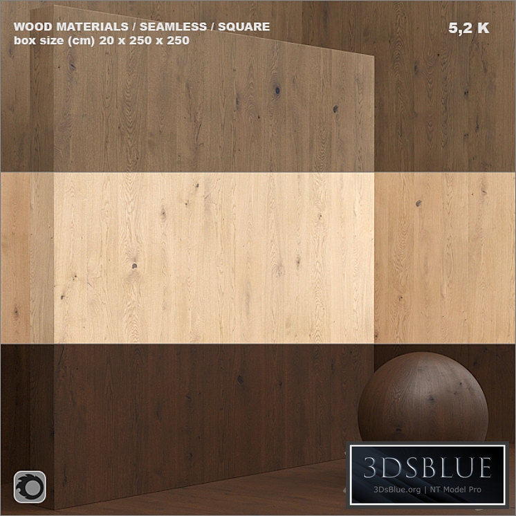 Material wood / veneer (seamless) - set 40