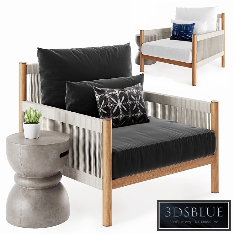 Architect Outdoor Lounge Chair