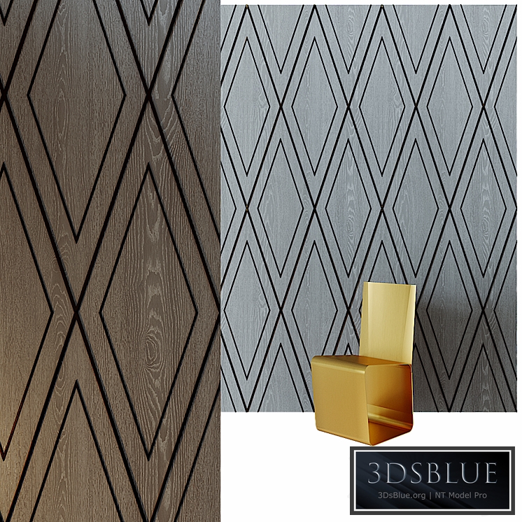 Emmemobili Oliver Boiserie Gray