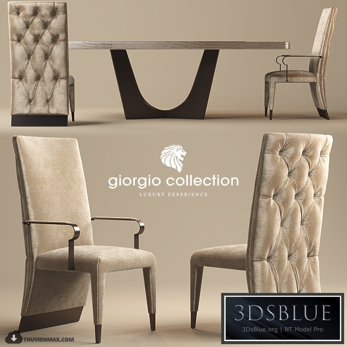 Table and chair Giorgio Lifetime Dining Chairs