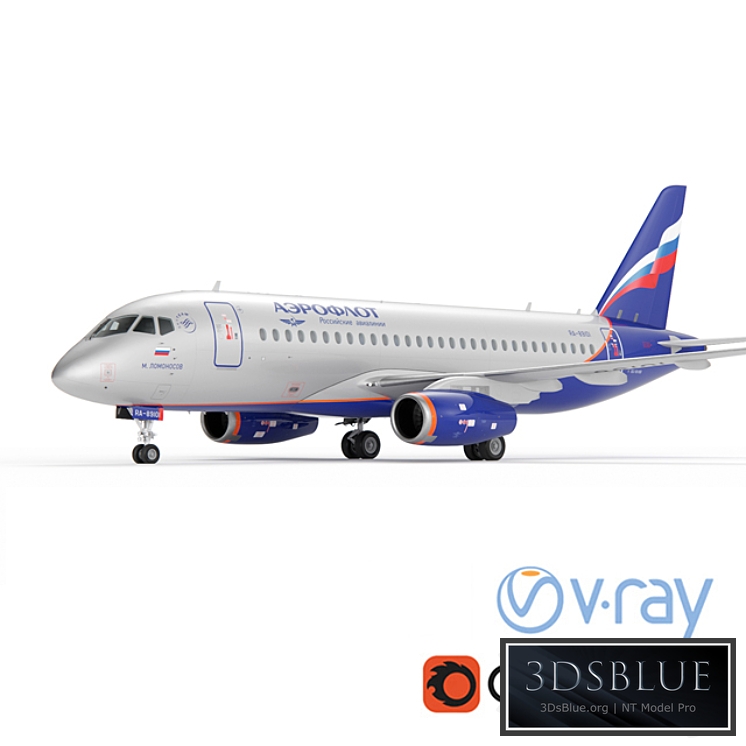 Aircraft SSJ-100 Aeroflot