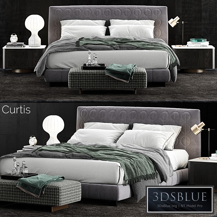 Minotti Curtis Bed 2