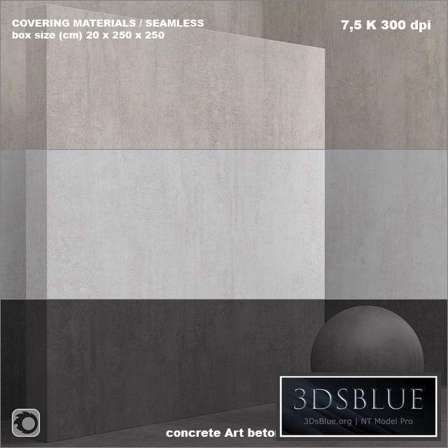 Material (seamless) - microconcrete, concrete, plaster set 69