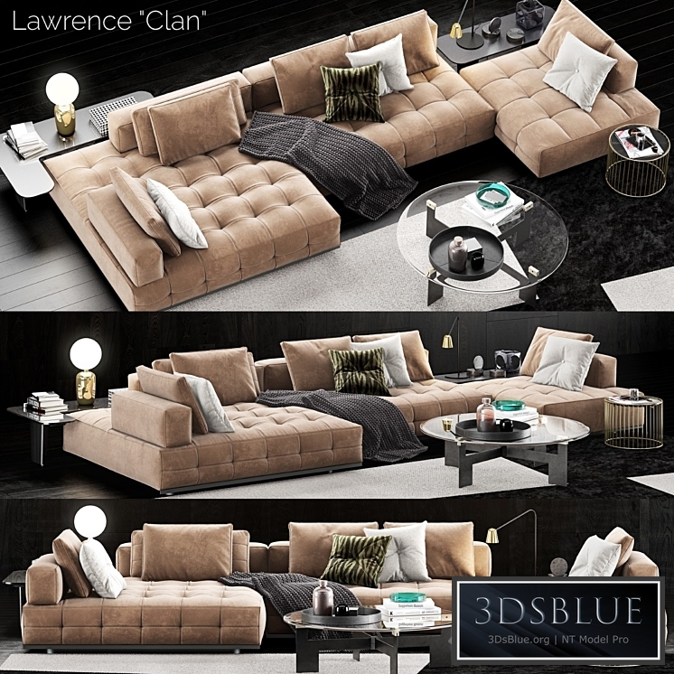 Minotti Lawrence Clan Sofa