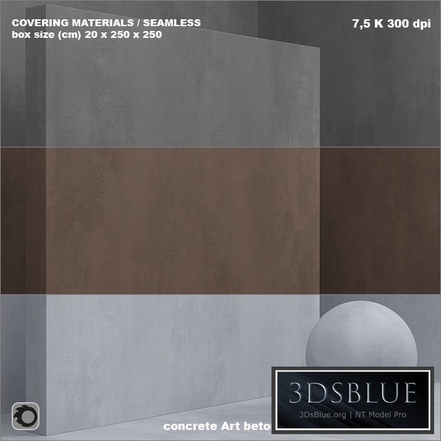 Material (seamless) - microconcrete, concrete, plaster set 72
