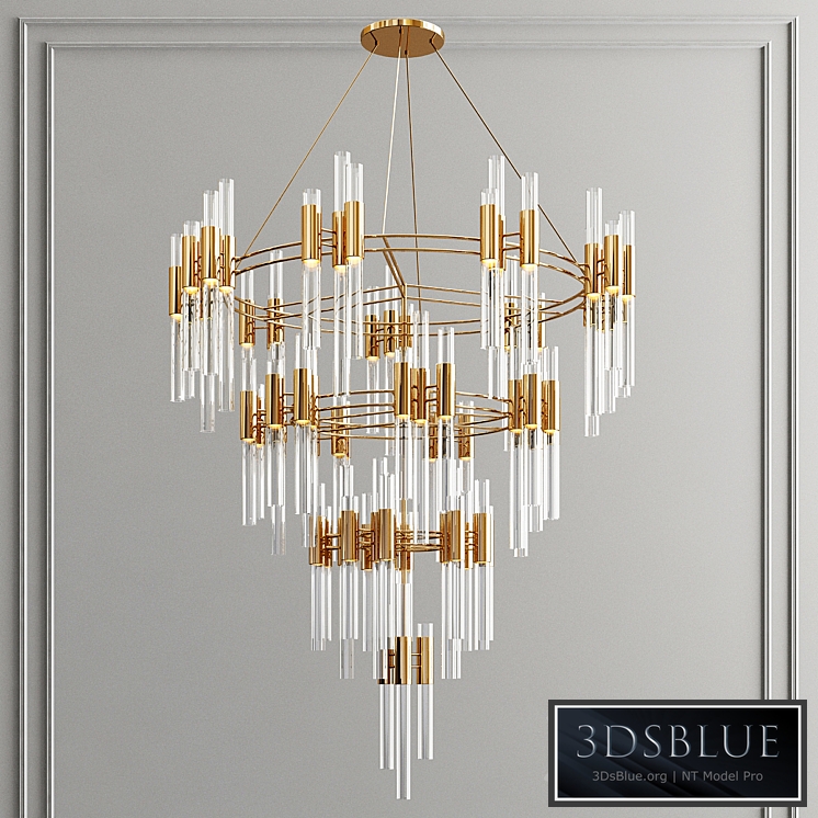 Waterfall chandelier