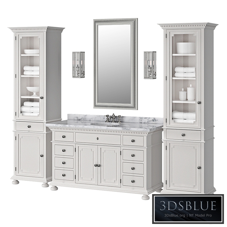 RH - St. James single vanity