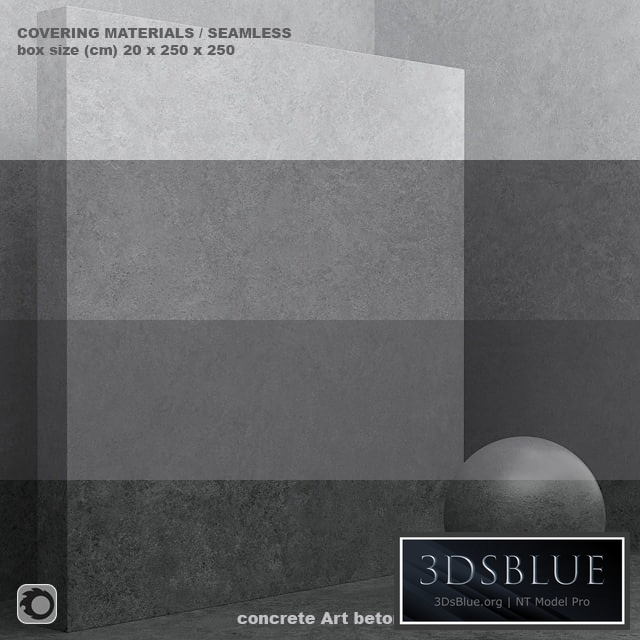 Material (seamless) - microconcrete, concrete, plaster set 73