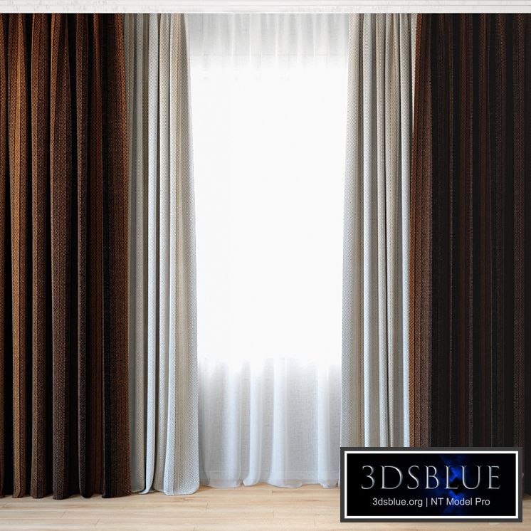 Curtains 09 | Canvas curtains and tulle