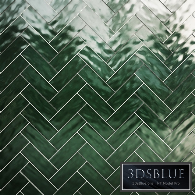 Green botle tiles