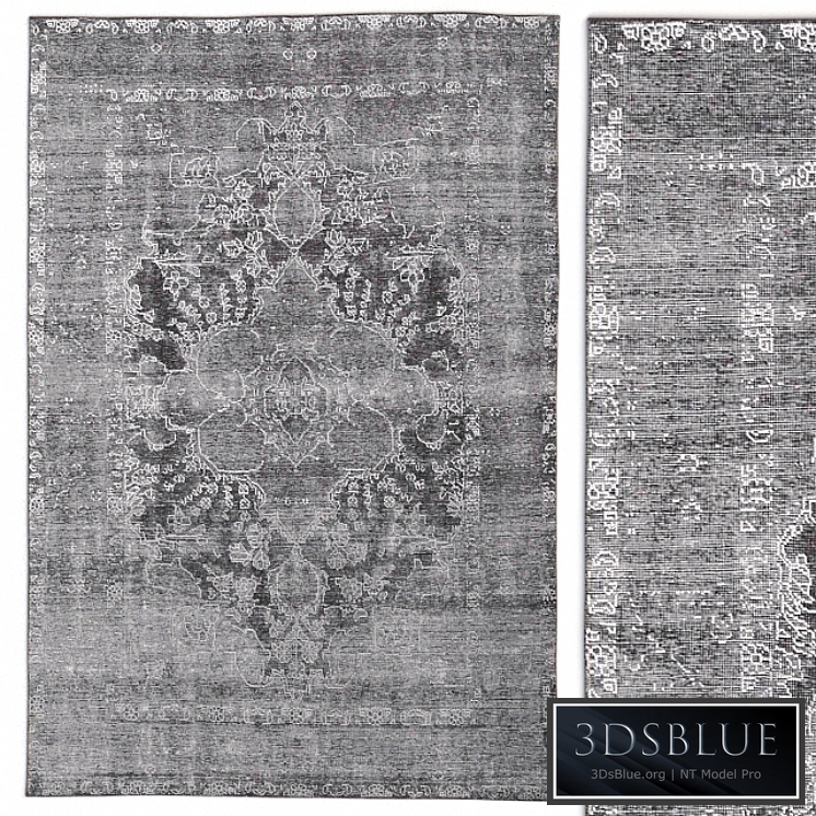 Carpet Colored Vintage Rug