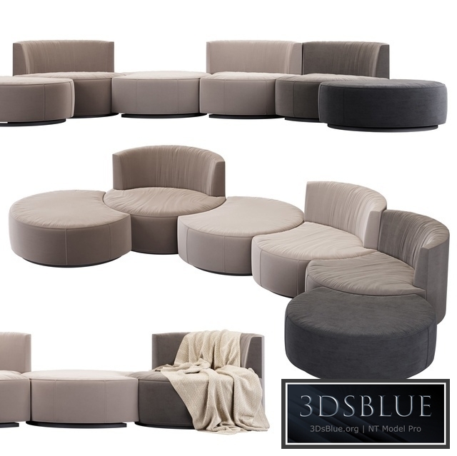 Modular sofa Mussi Italy Sedutalonga