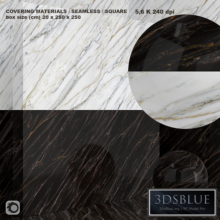 Material (seamless) - marble set 75