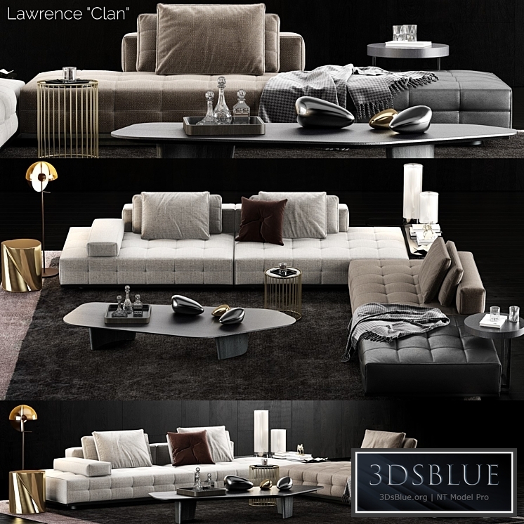 Minotti Lawrence Clan Sofa