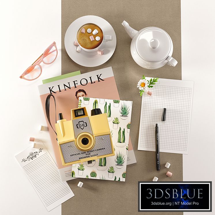 Decorative FLAT LAY set