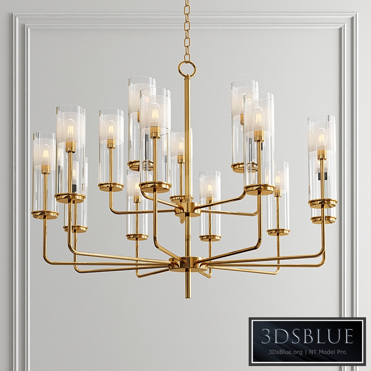 Hudson Valley Wentworth Brass Chandelier