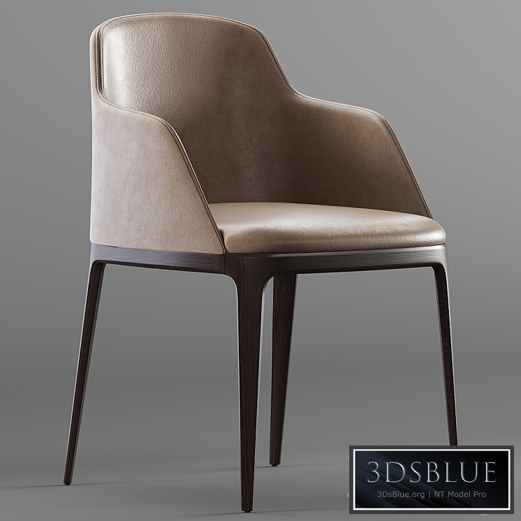 Poliform_GRACE_Leather_Chair