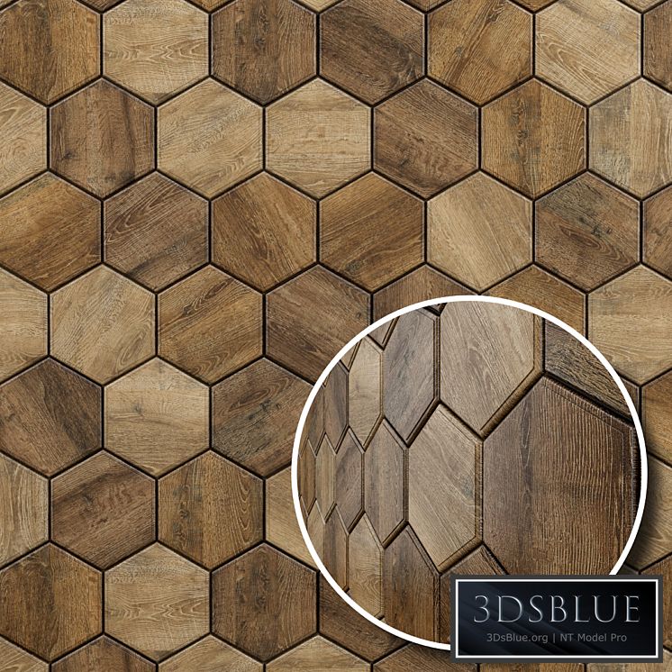 Wooden tiles from Karragach Design