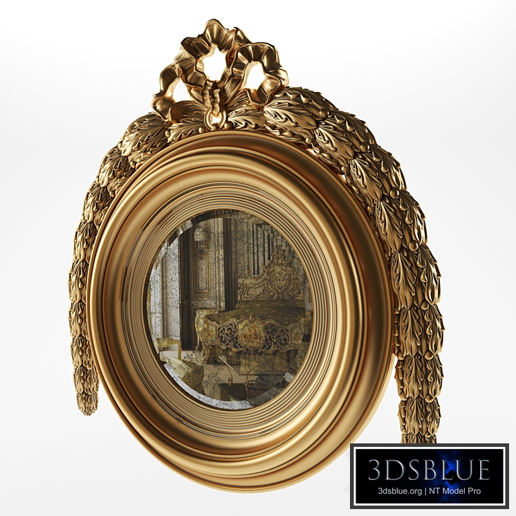 round antique mirror