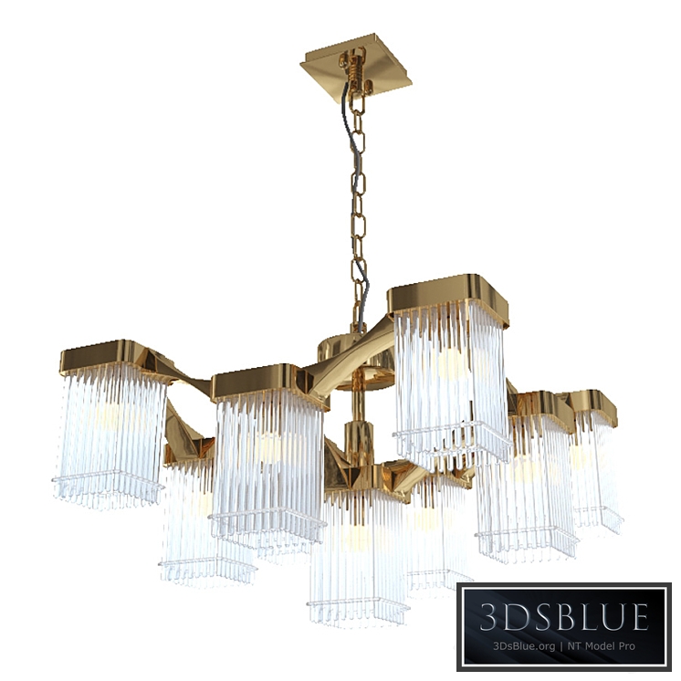 Hollywood Regency Pendant Lamp