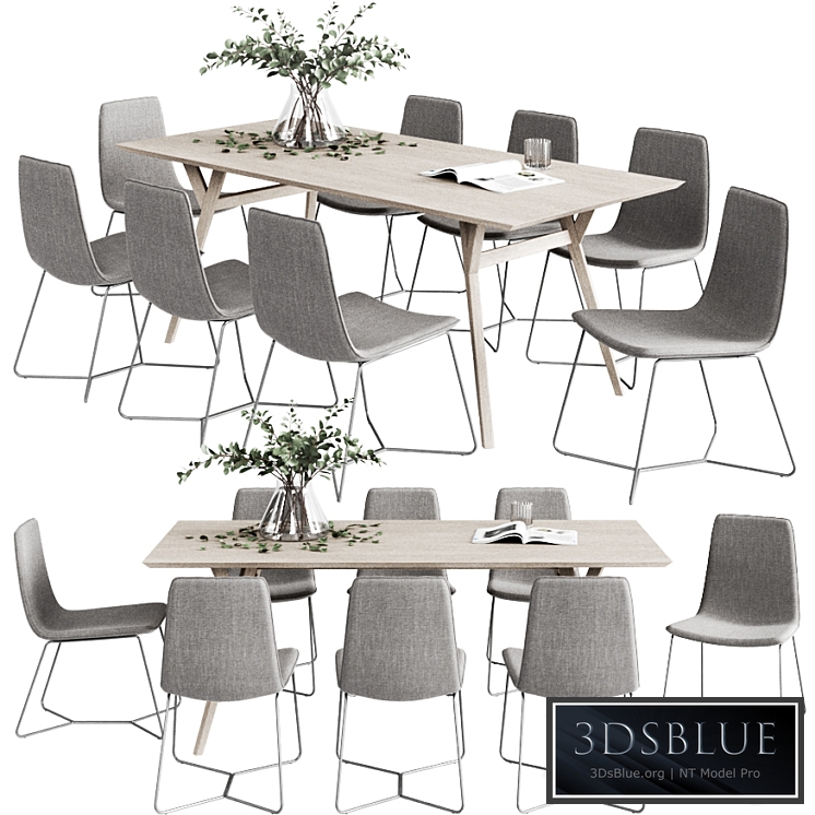 West Elm Dinning Set 5