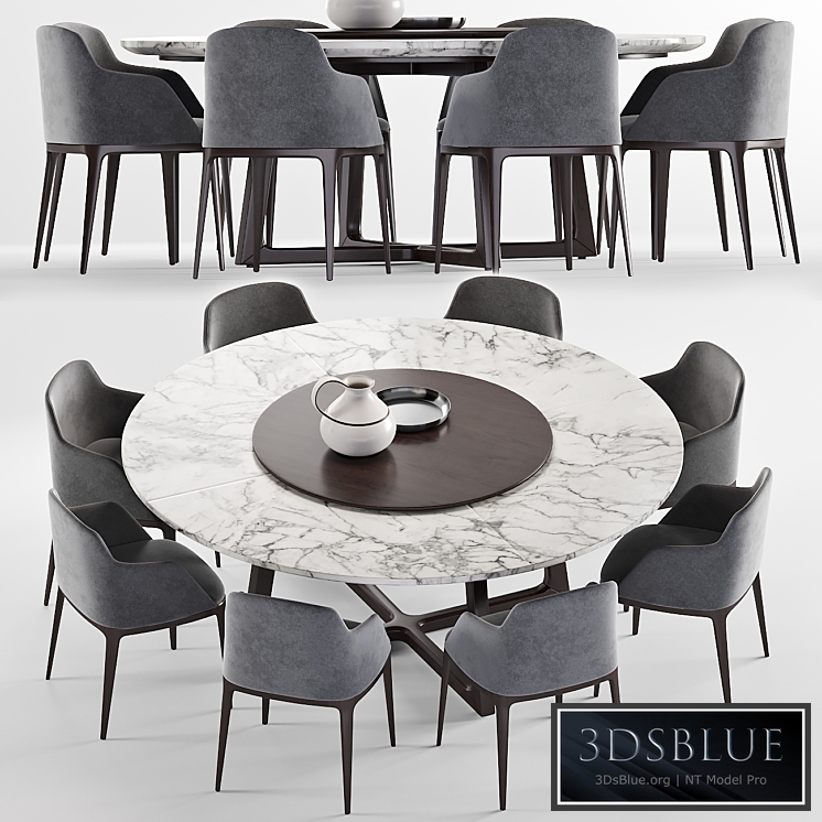 Poliform Grace chair & Concorde Round table