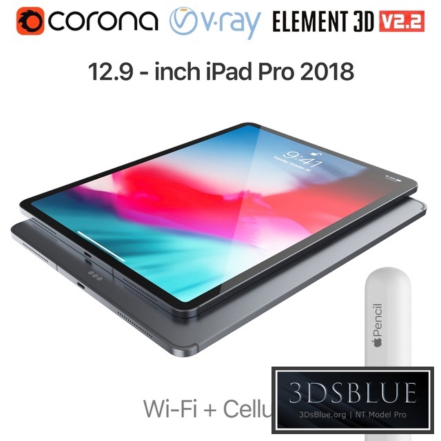 iPad Pro 2018 12.9 inch Wi-Fi + Cellular