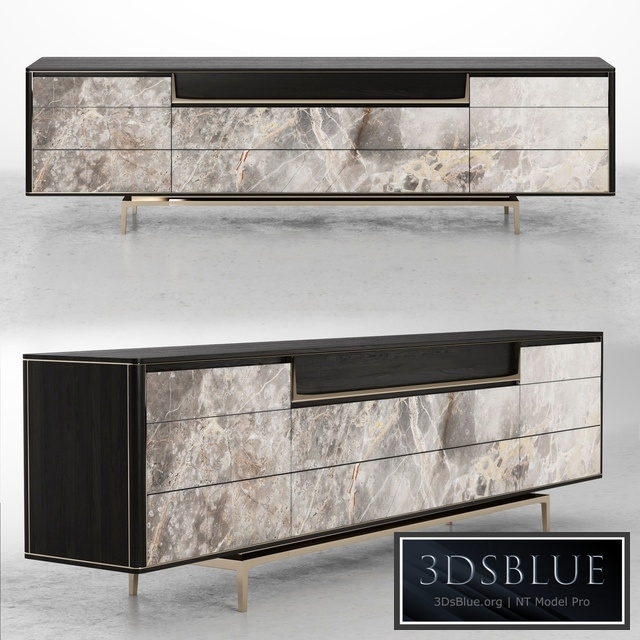 Visionnaire BARNEY Lacquered sideboard