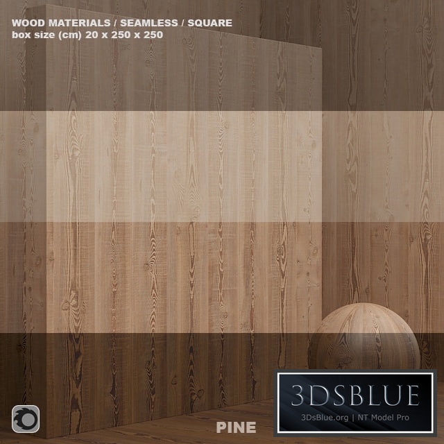 Material wood / pine solid (seamless) - set 51