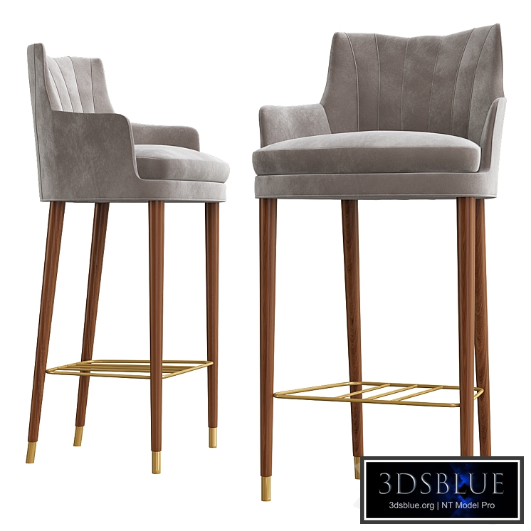 Plum Counter Bar Chair