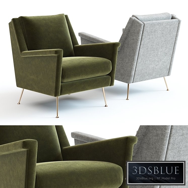 Western Elm Carlo Mid-Century Chair