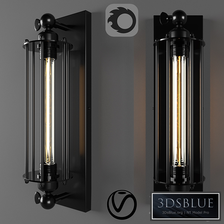 Tesla Cage Wall Light