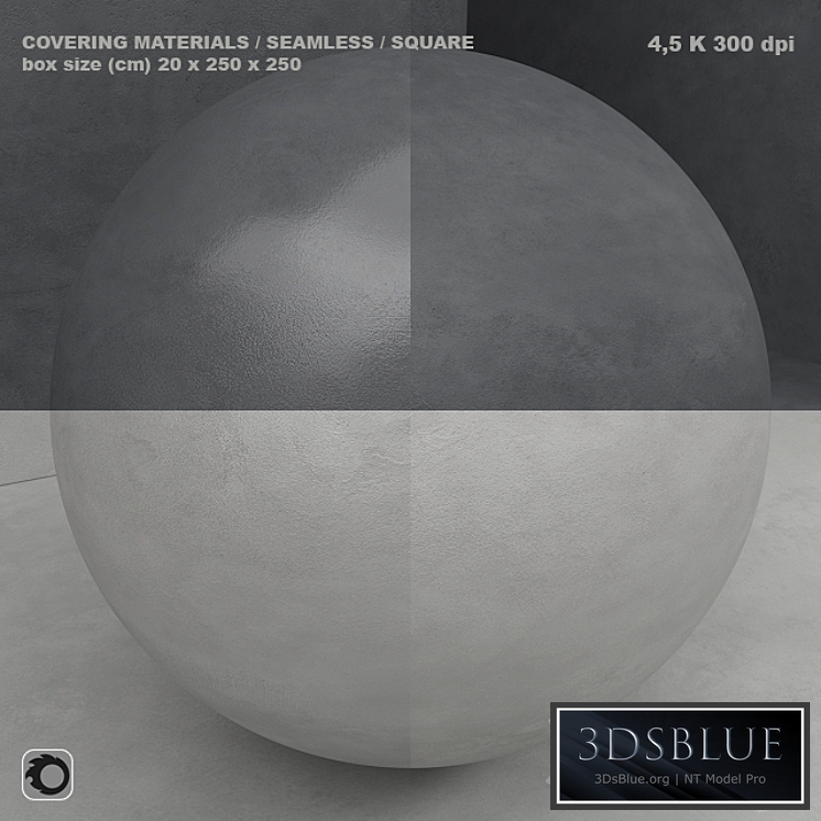 Material (seamless) - microconcrete, concrete, plaster set 80