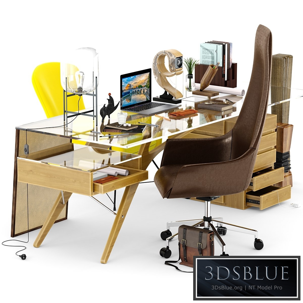 Cavour Writing Desk by Carlo Mollino