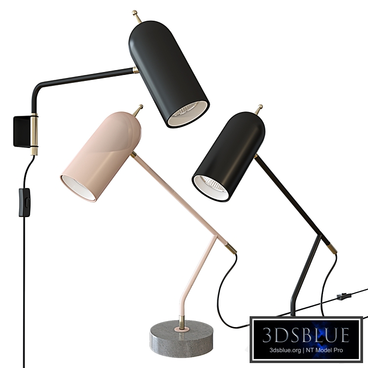 John Lewis No.045 LED Wall Light Black