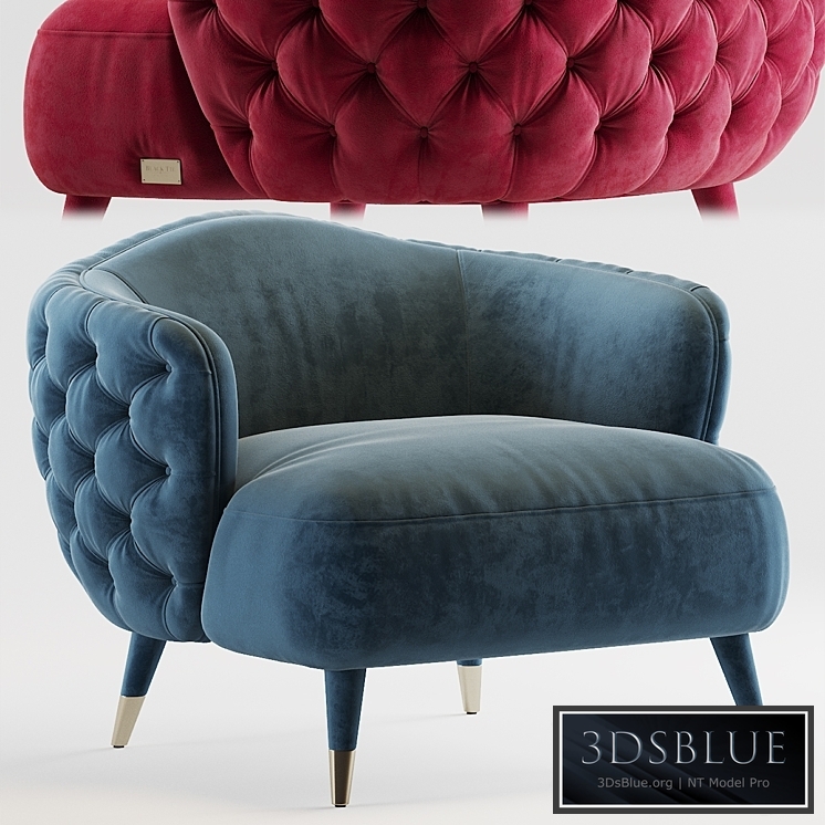 Savoi Armchair by black tie