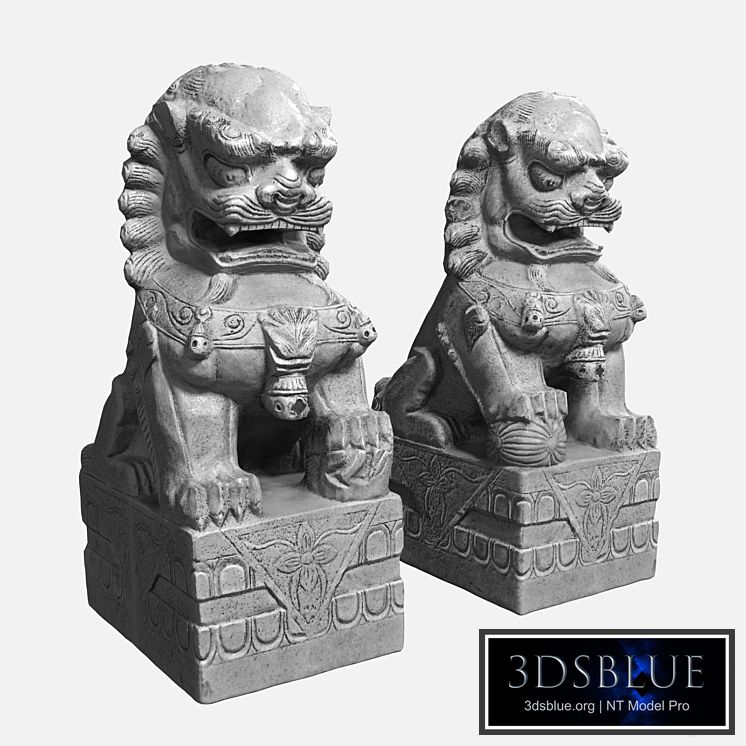 Buddhas Lions