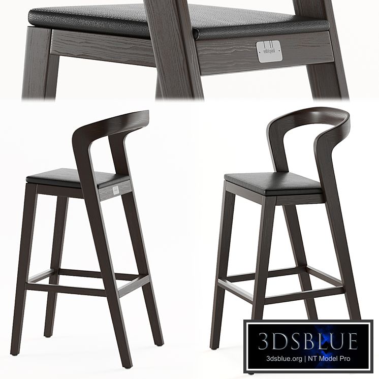 Play Barstool High Solid American Walnut by Wildspirit